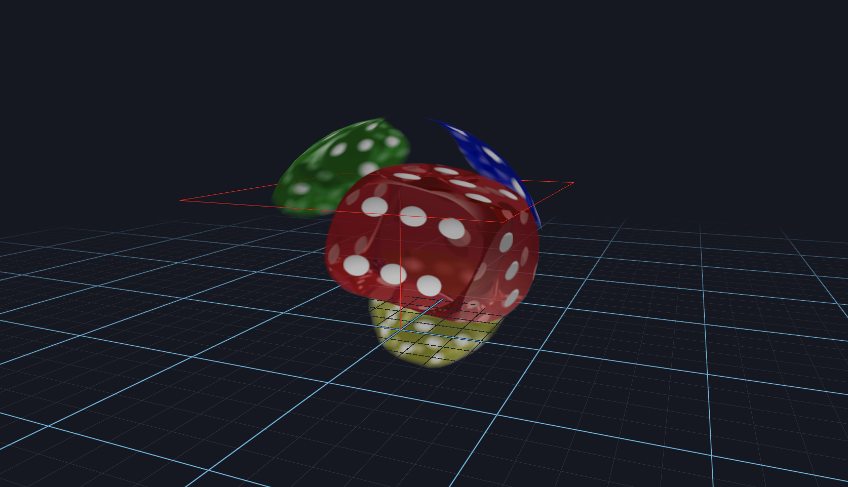 screen shot of textured spheres